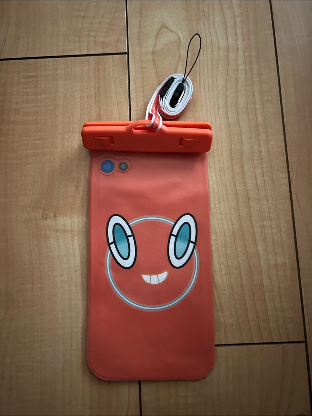 Pokemon Rotom phone pouch Bag lanyard plastic 9" New